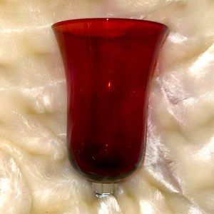 Home Interiors Votive Cup - Red